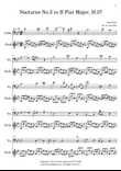 Nocturne No.5 in B Flat Major, H.37