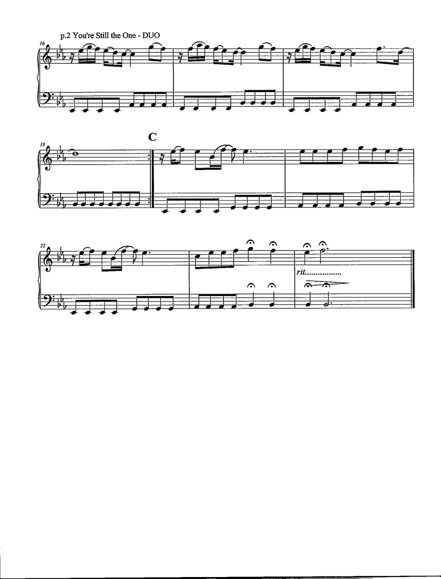 You're Still The One String Duet scores gallery preview page 3
