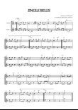 Jingle Bells • Christmas Song | violin duet sheet music [chords] mini preview