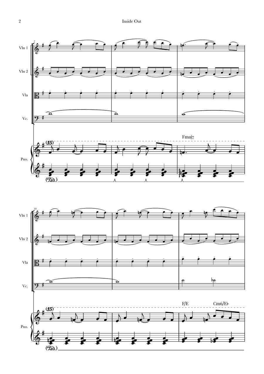 Bundle Of Joy String Quartet scores gallery preview page 2