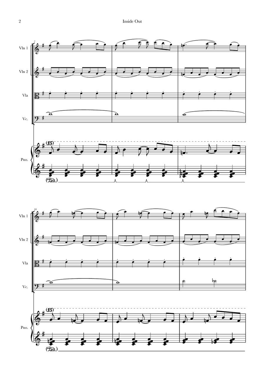 Bundle Of Joy String Quartet scores gallery preview page 2