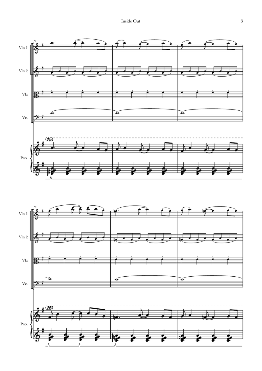 Bundle Of Joy String Quartet scores gallery preview page 3