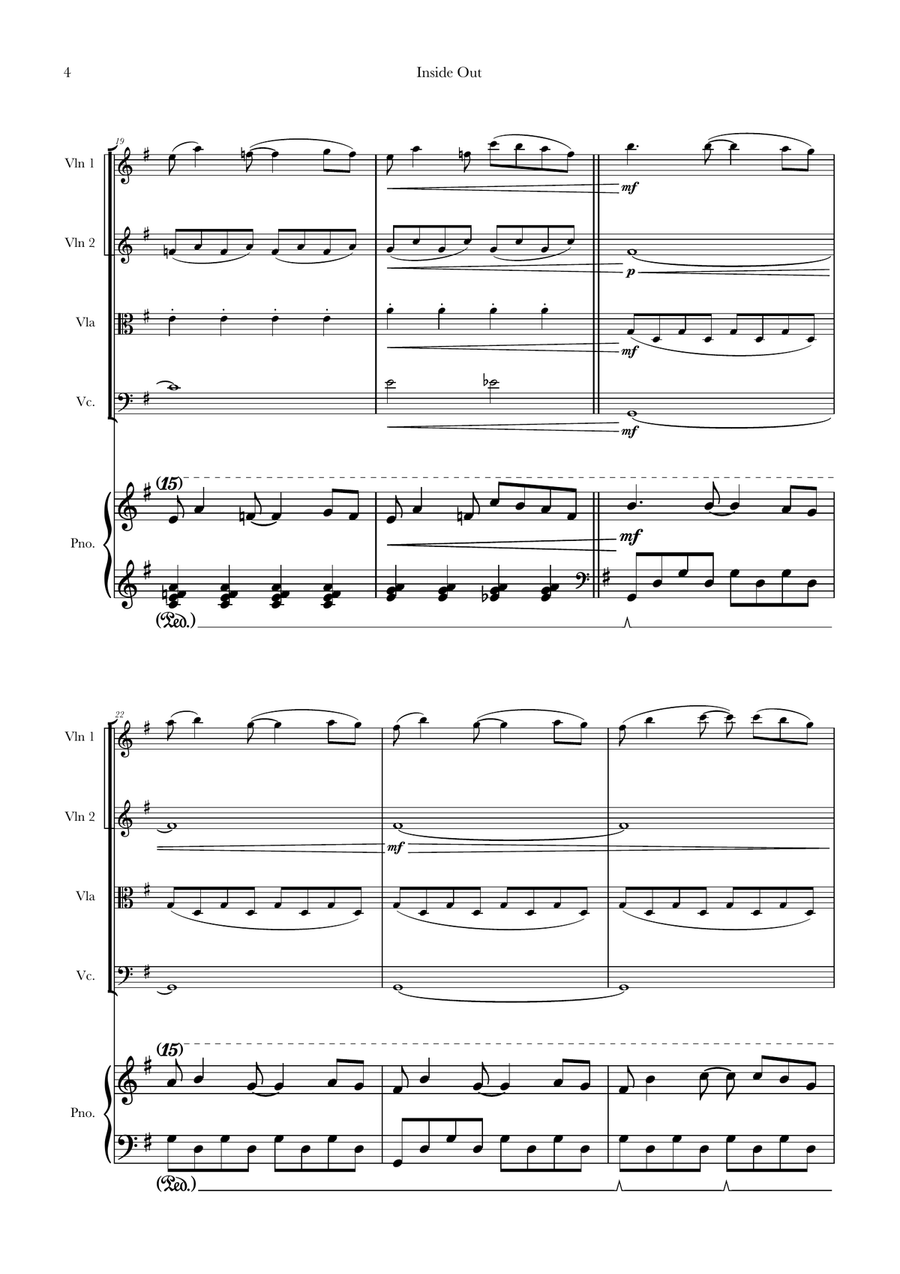 Bundle Of Joy String Quartet scores gallery preview page 4