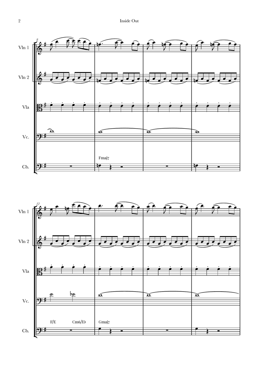 Bundle Of Joy String Orchestra scores gallery preview page 2