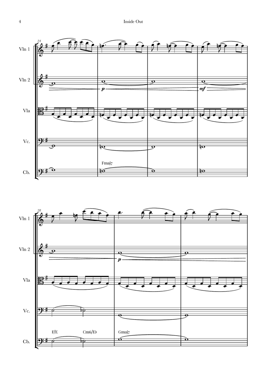 Bundle Of Joy String Orchestra scores gallery preview page 4