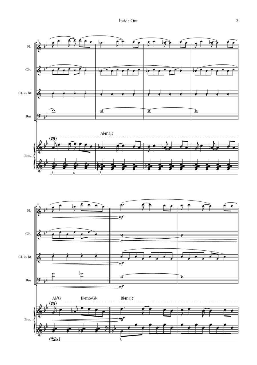 Bundle Of Joy Woodwind Quartet scores gallery preview page 3