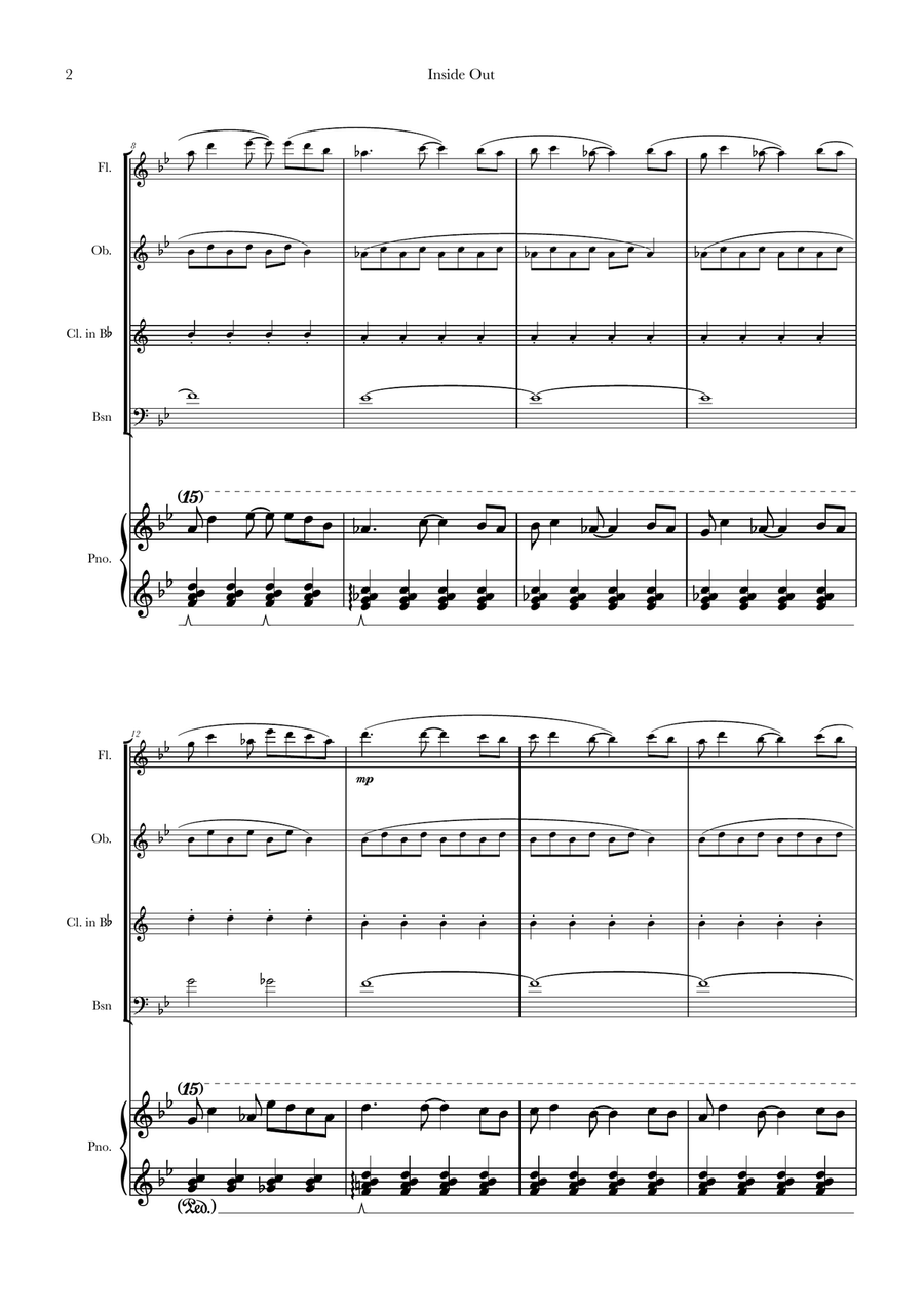 Bundle Of Joy Woodwind Quartet scores gallery preview page 2
