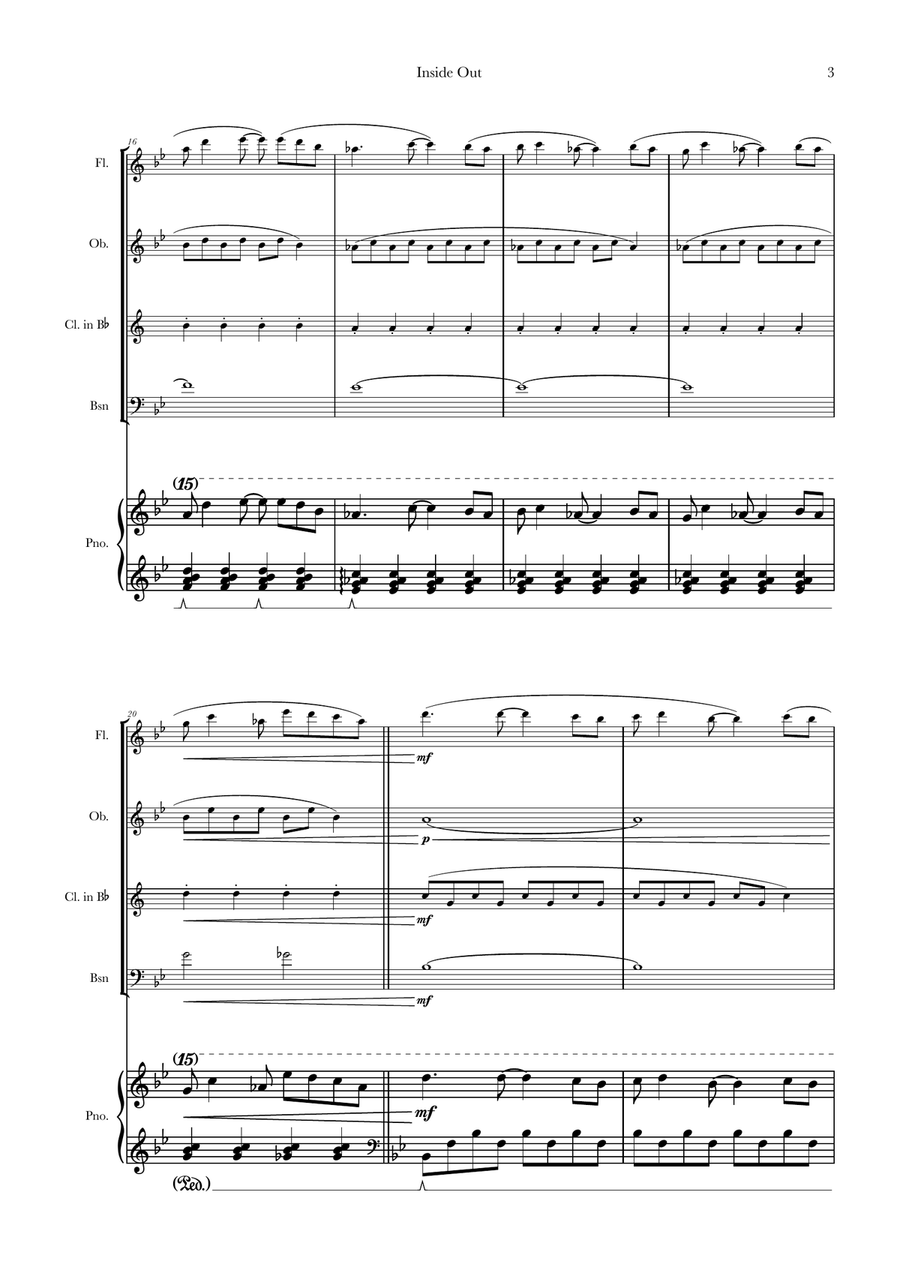 Bundle Of Joy Woodwind Quartet scores gallery preview page 3