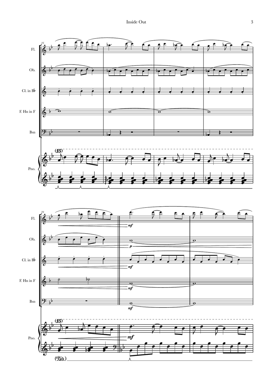 Bundle Of Joy Woodwind Quintet scores gallery preview page 3