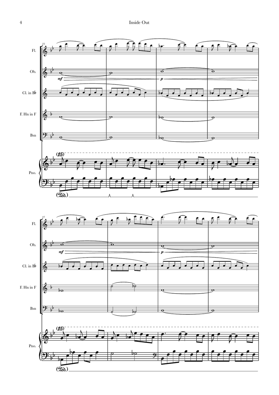 Bundle Of Joy Woodwind Quintet scores gallery preview page 4