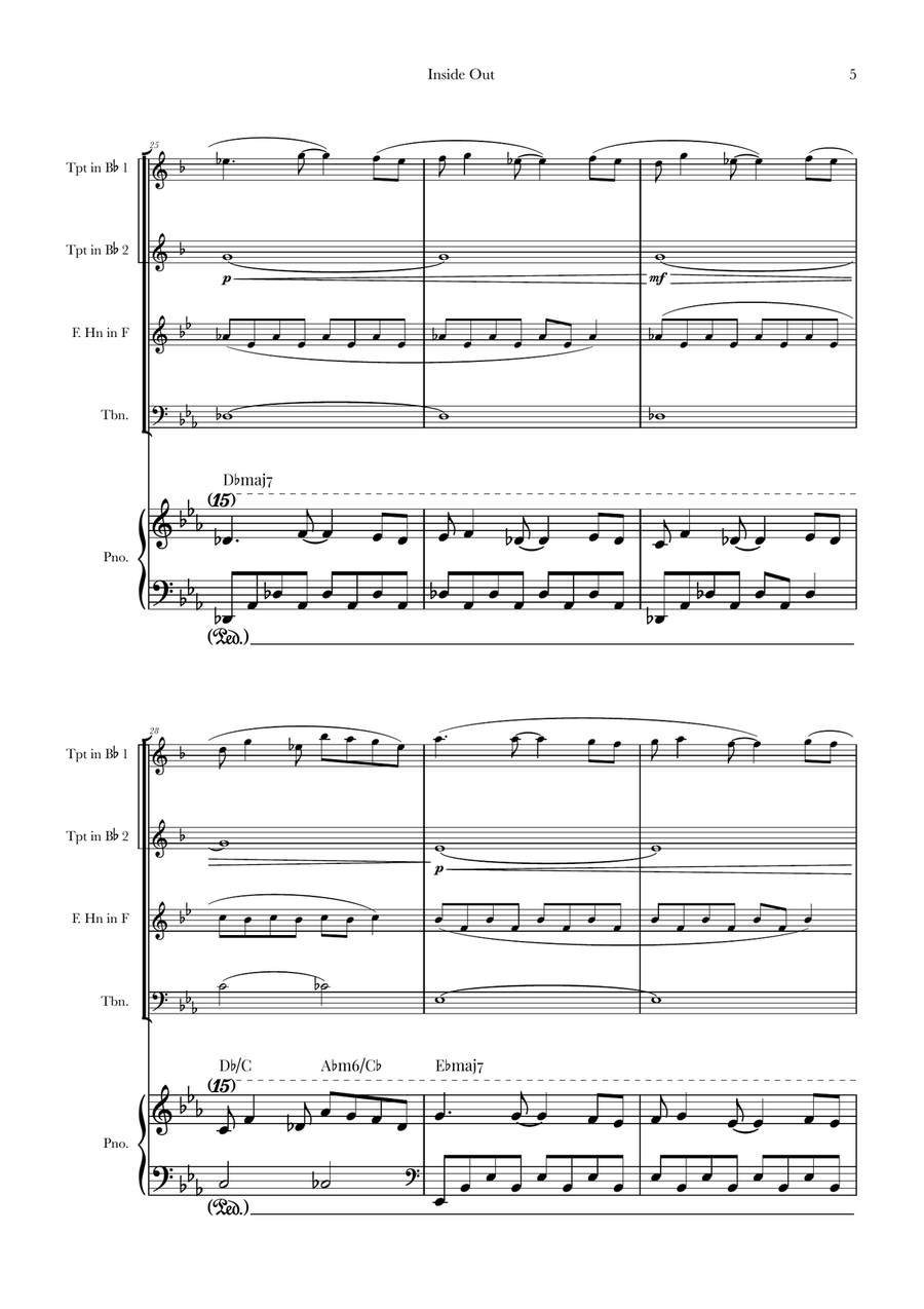 Bundle Of Joy Brass Quartet scores gallery preview page 5