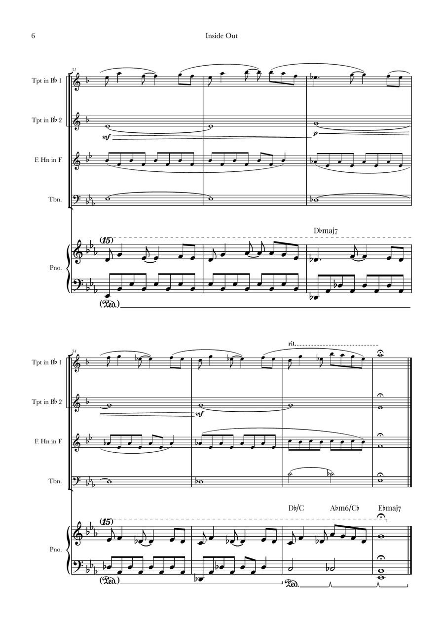 Bundle Of Joy Brass Quartet scores gallery preview page 6