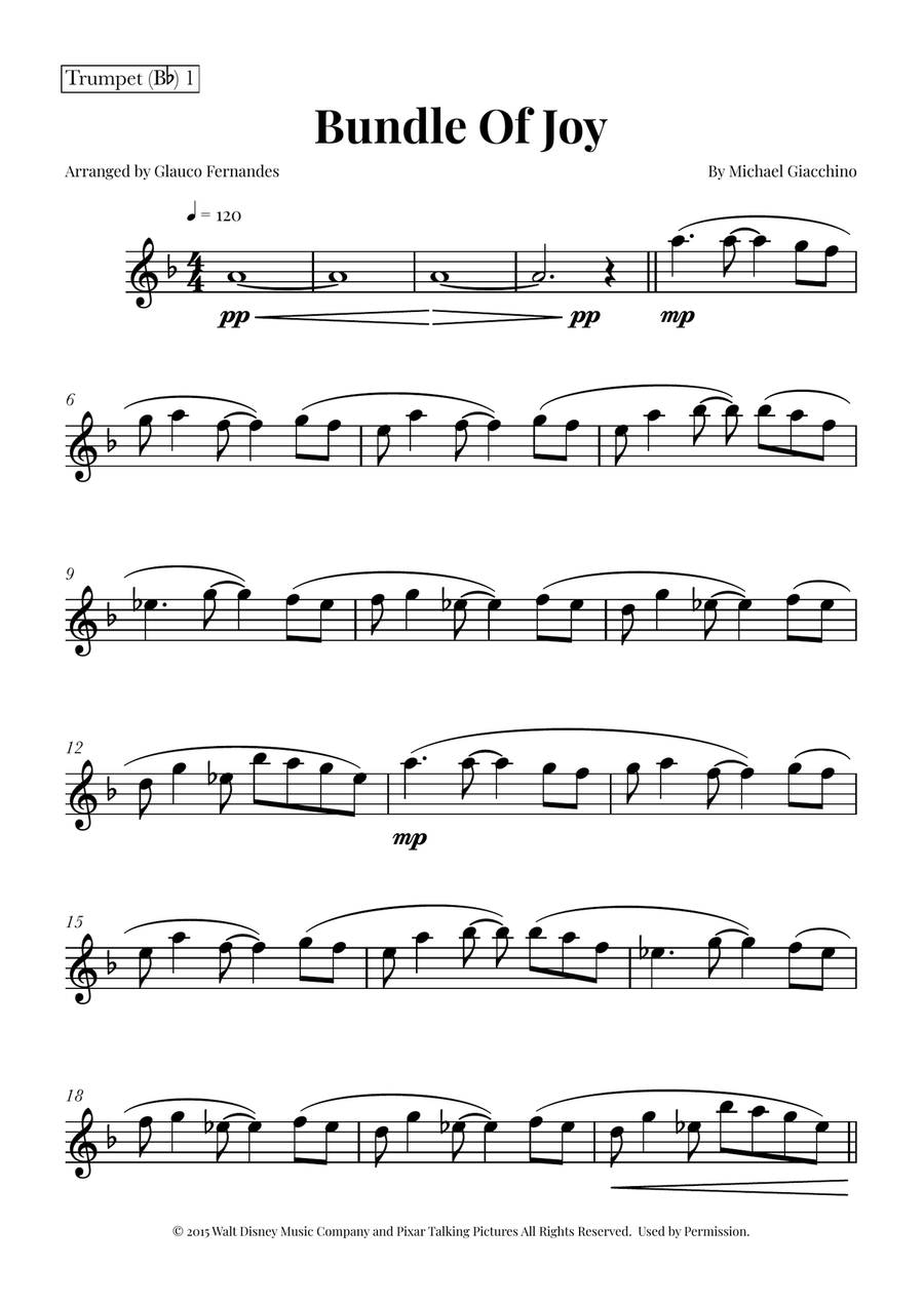 Bundle Of Joy Brass Quartet scores gallery preview page 4
