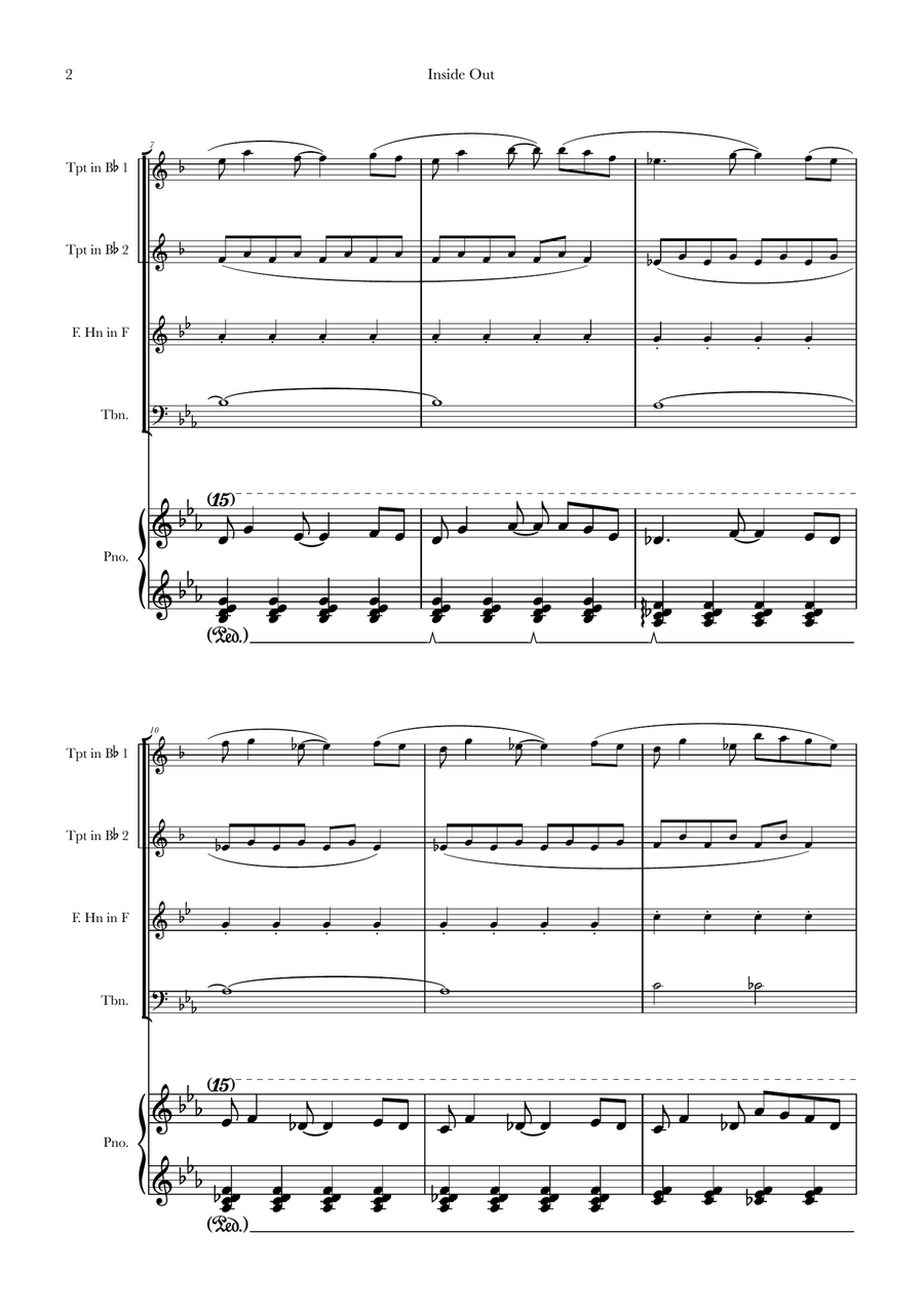 Bundle Of Joy Brass Quartet scores gallery preview page 2