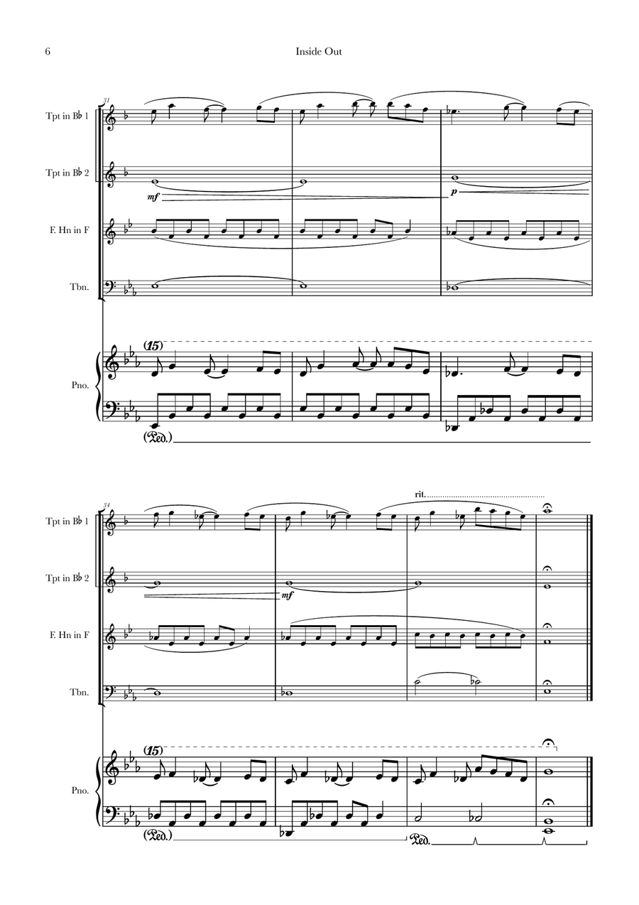 Bundle Of Joy Brass Quartet scores gallery preview page 6