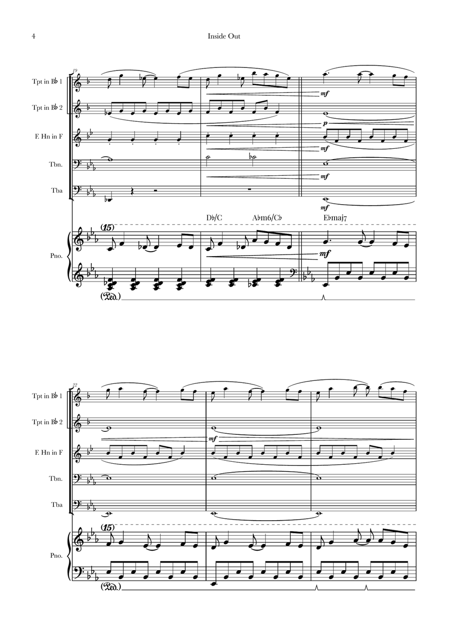 Bundle Of Joy Brass Quintet scores gallery preview page 4