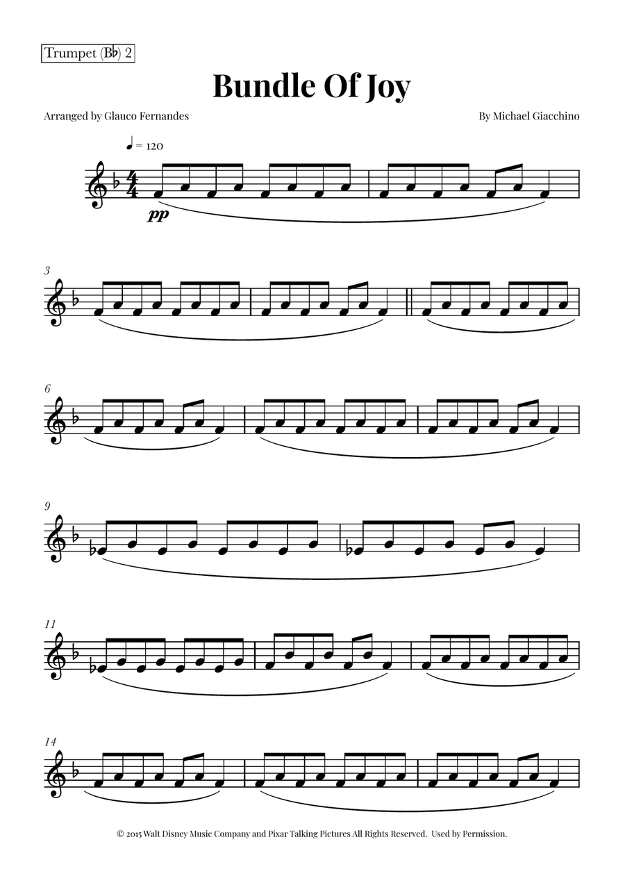 Bundle Of Joy Brass Quintet scores gallery preview page 6