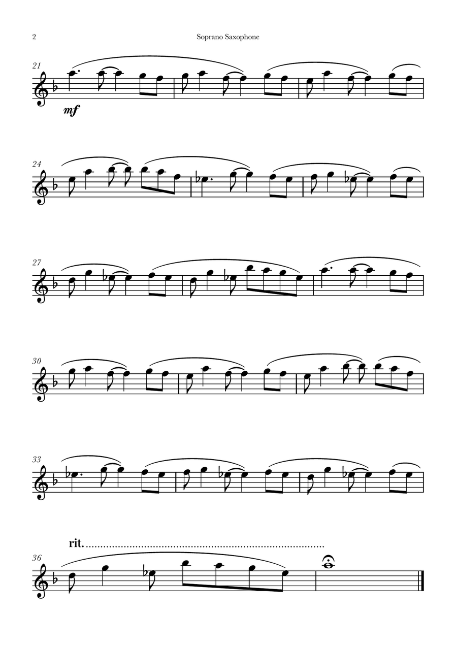 Bundle Of Joy Saxophone Quartet scores gallery preview page 5
