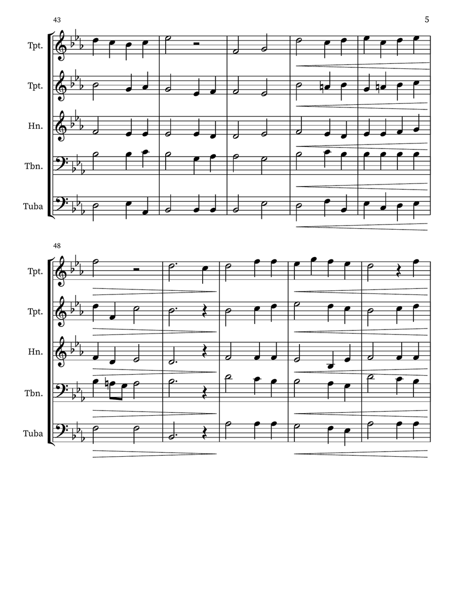Send Out Thy Light Send Out Thy Light Small Ensemble scores gallery preview page 5