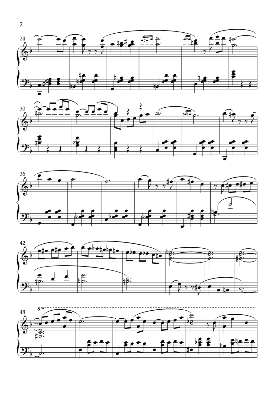 Married Life by Michael Giacchino Piano Solo - Digital Sheet Music page 2