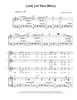 Lord, Let Your Mercy (SATB) mini preview