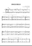 Jingle Bells • Christmas Song | viola & cello duet sheet music [chords] mini preview