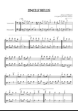Jingle Bells • Christmas Song | cello duet sheet music [chords] mini preview