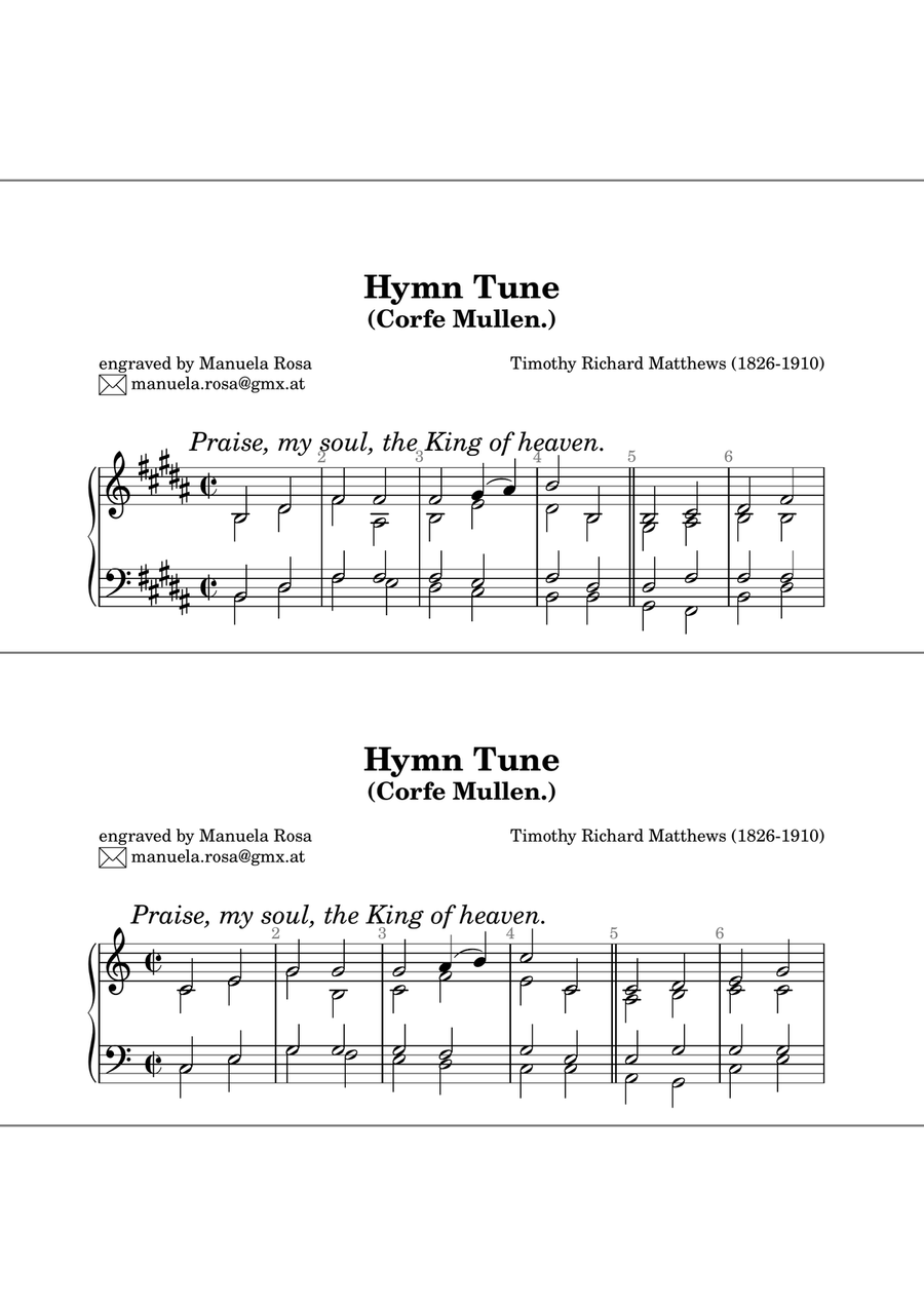 Hymn Tune Corfe Mullen Piano Method scores gallery preview page 6