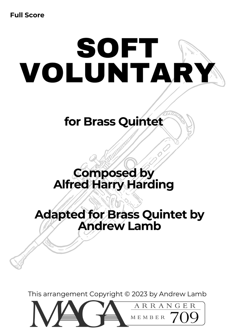 Alfred Harry Harding | Soft Voluntary | for Brass Quintet Brass Quintet scores gallery preview page 2