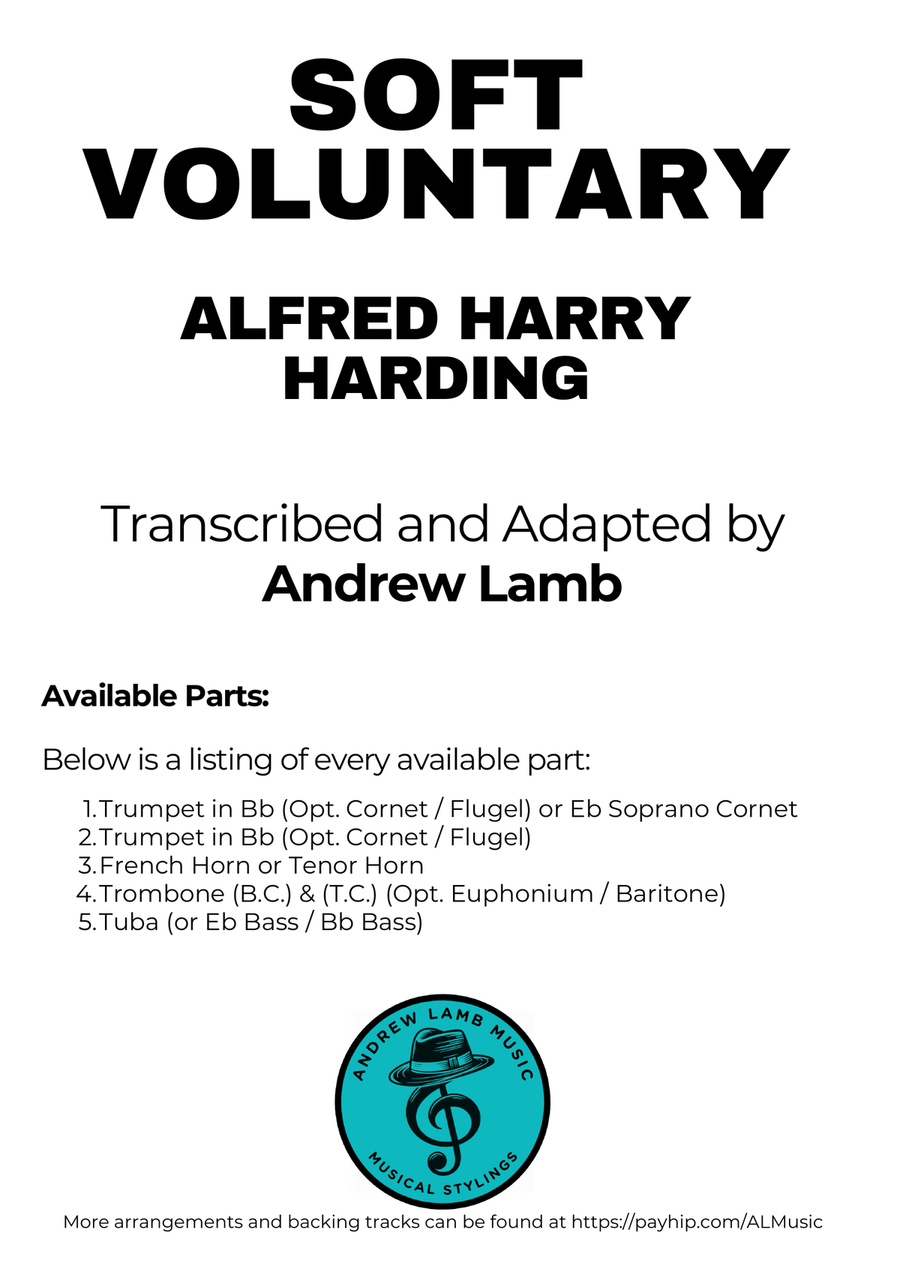 Alfred Harry Harding | Soft Voluntary | for Brass Quintet Brass Quintet scores gallery preview page 3