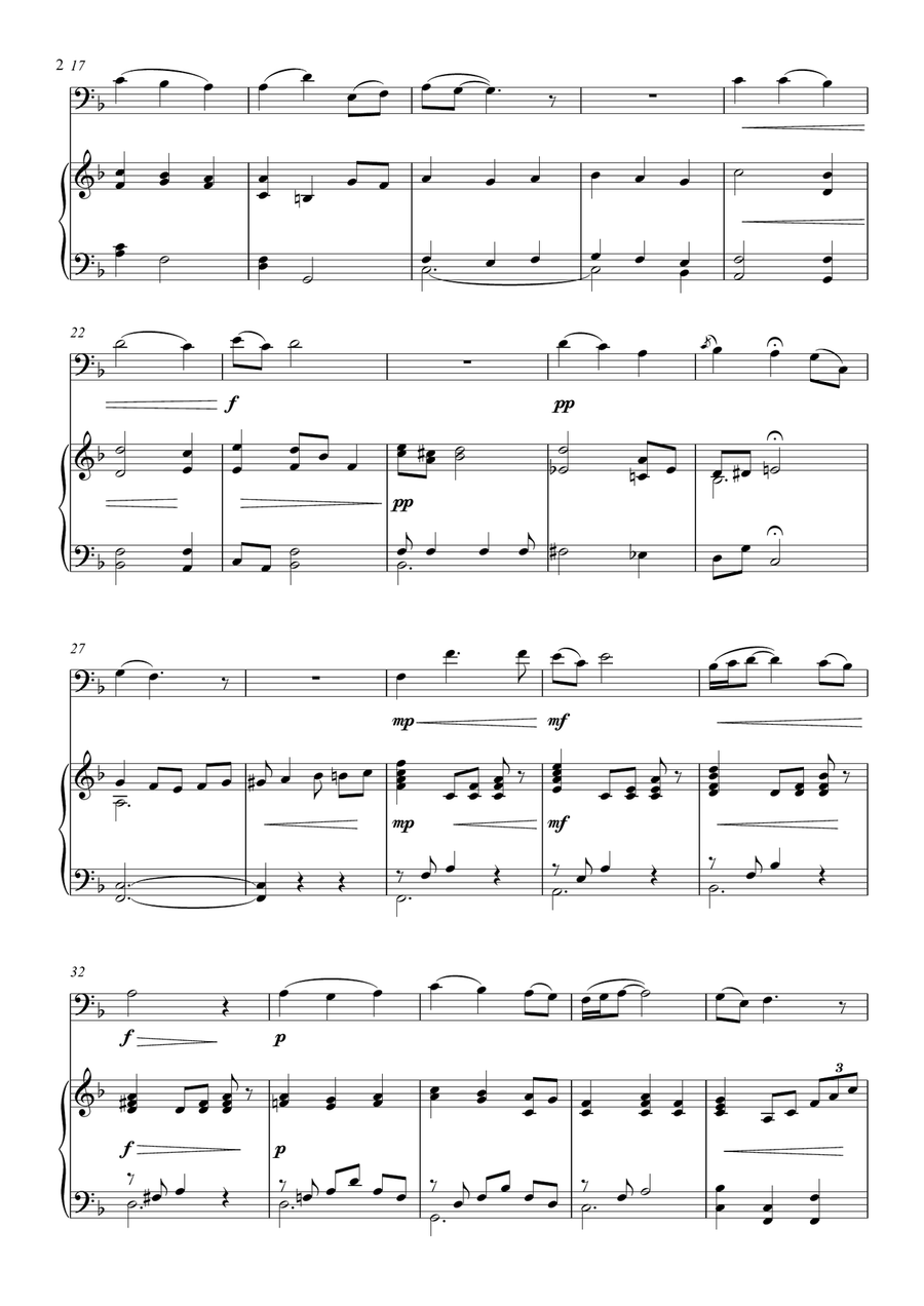Rusalka's Song to the Moon Chamber Music scores gallery preview page 2
