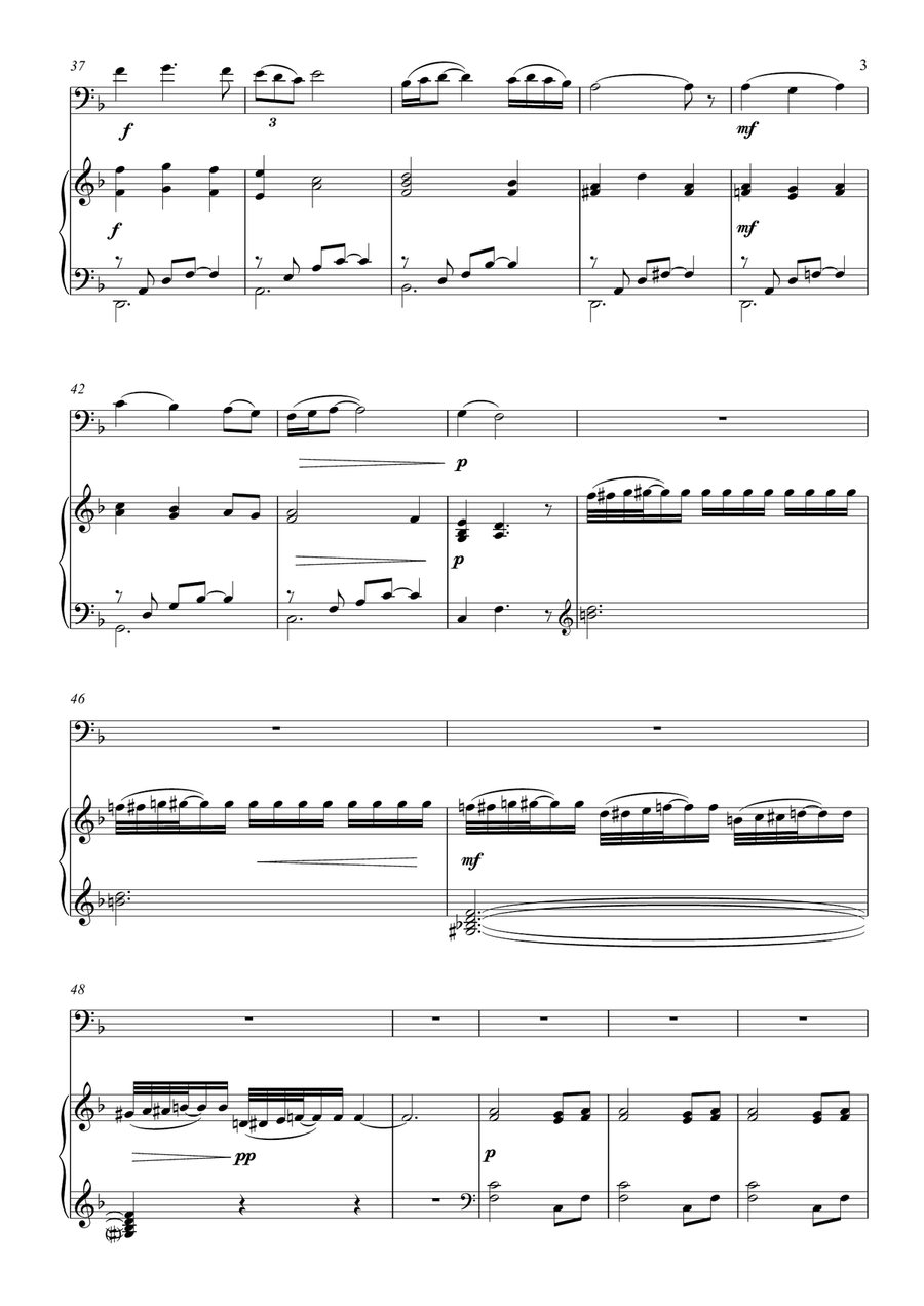 Rusalka's Song to the Moon Chamber Music scores gallery preview page 3