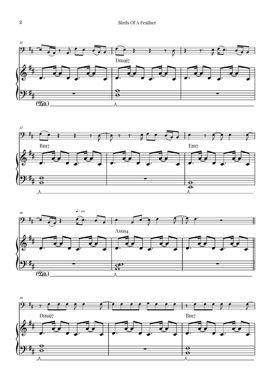 Birds Of A Feather Baritone Saxophone scores gallery preview page 2