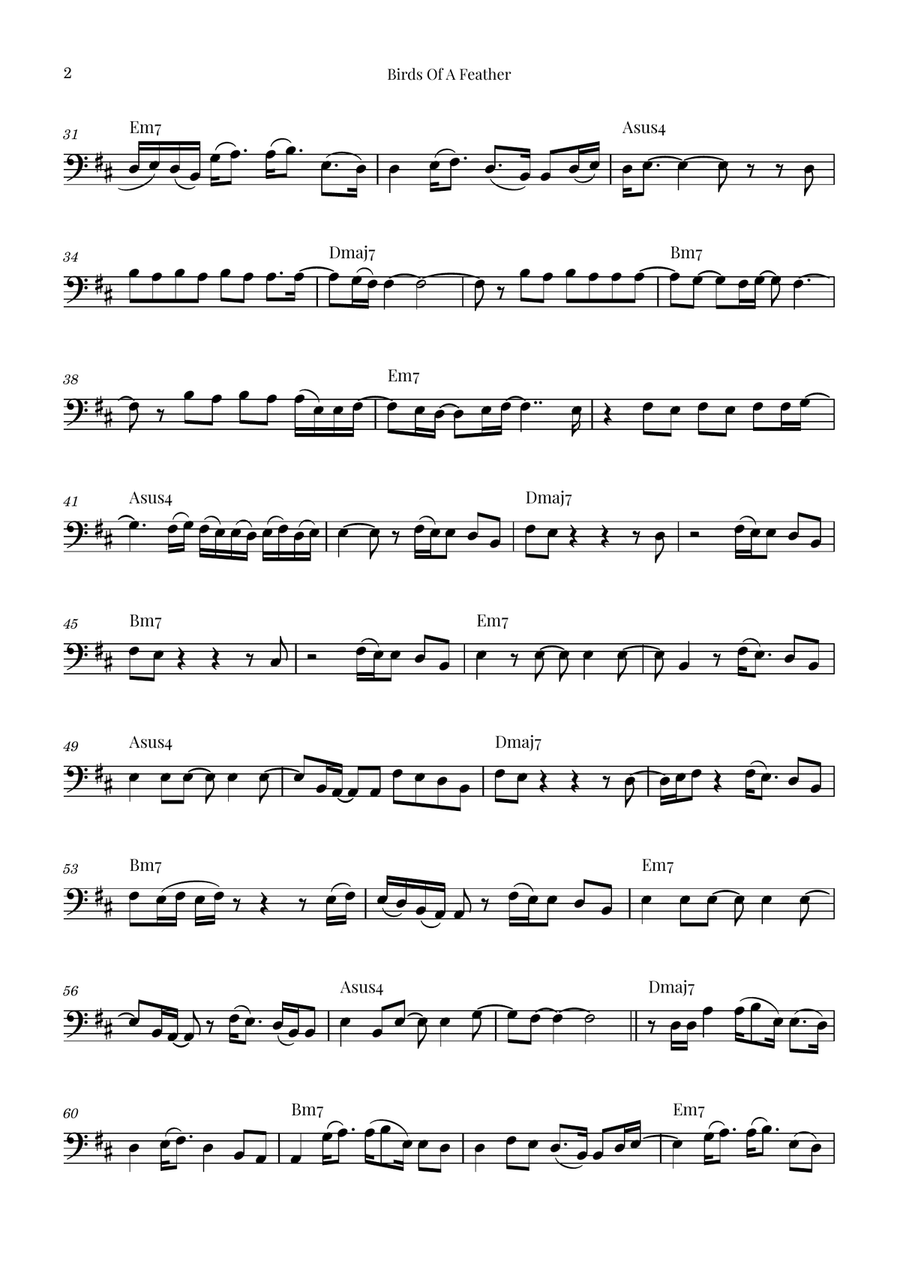 Birds Of A Feather Bassoon Solo scores gallery preview page 2