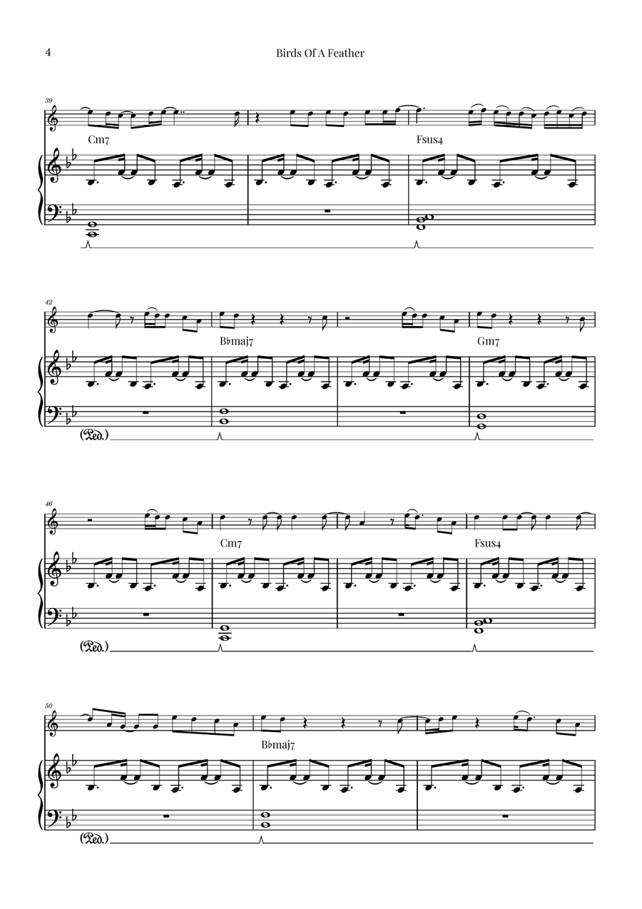 Birds Of A Feather Soprano Saxophone scores gallery preview page 4