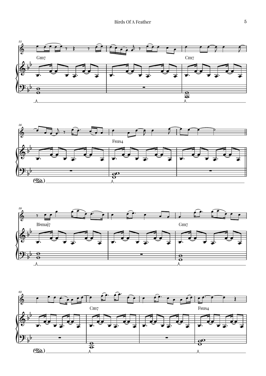 Birds Of A Feather Soprano Saxophone scores gallery preview page 5