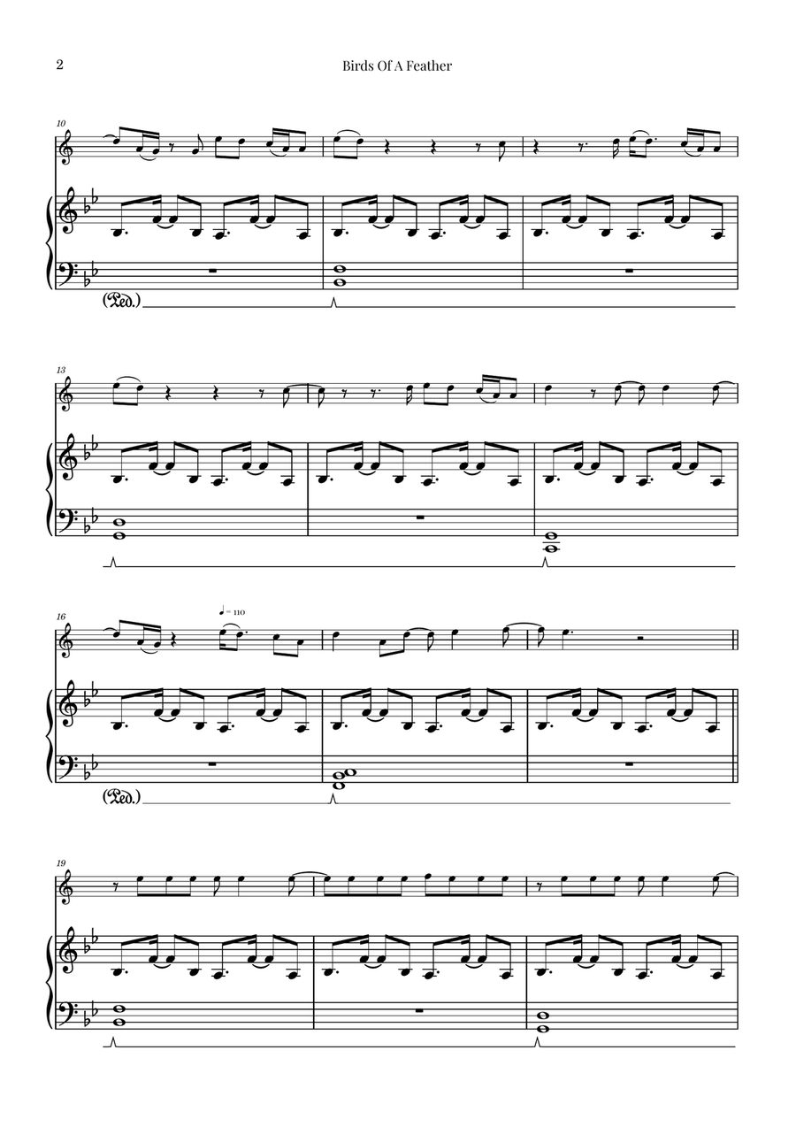 Birds Of A Feather B-Flat Trumpet scores gallery preview page 2