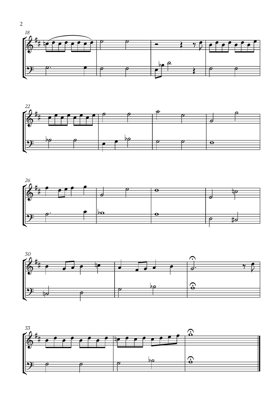 Over The Rainbow Over The Rainbow Trombone Duet scores gallery preview page 2