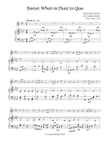 Savior, When in Dust to You (Hymn Tune: SPANISH CHANT)