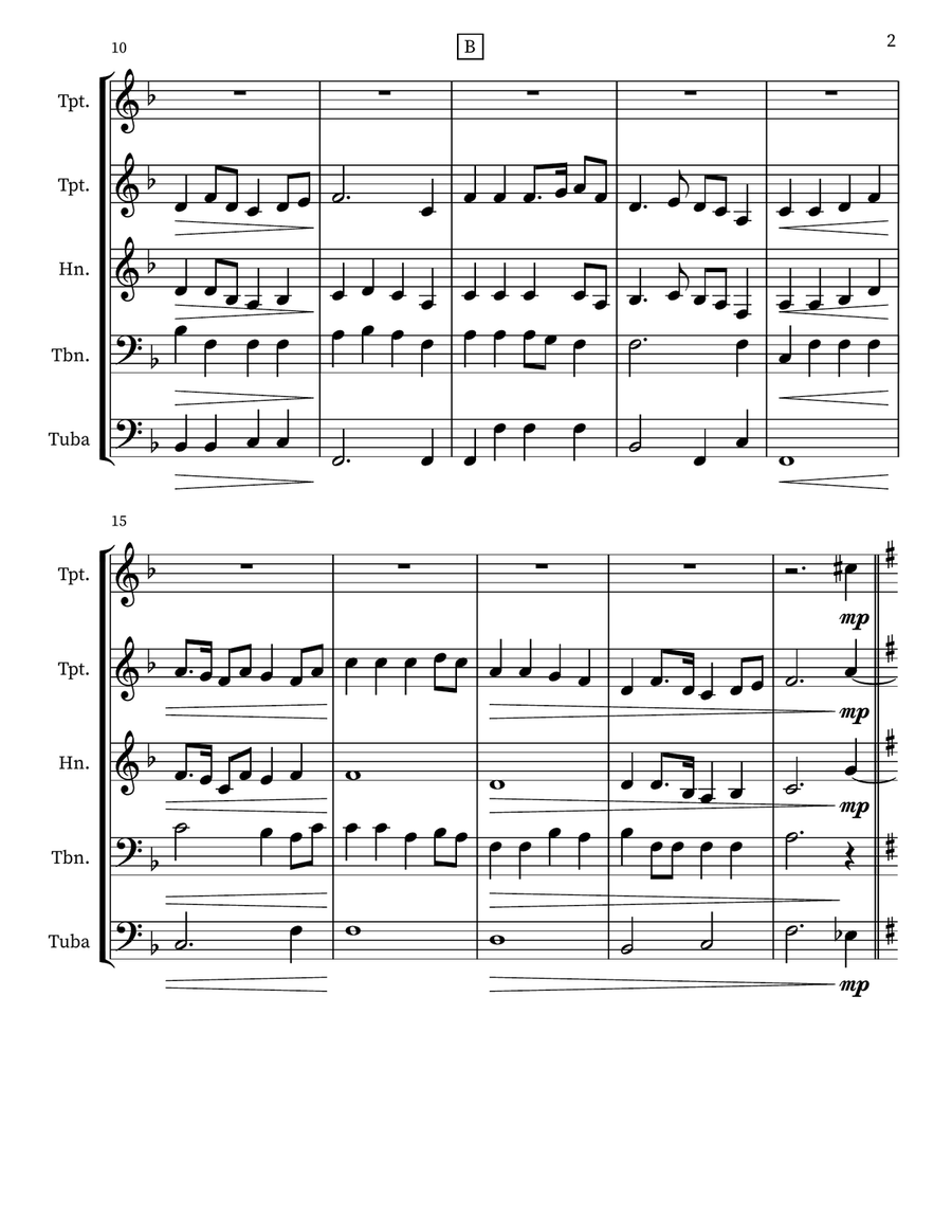 When I can Read My Title Clear Small Ensemble scores gallery preview page 2
