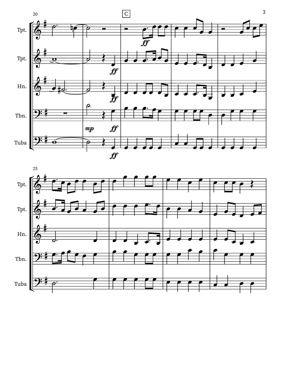 When I can Read My Title Clear Small Ensemble scores gallery preview page 3