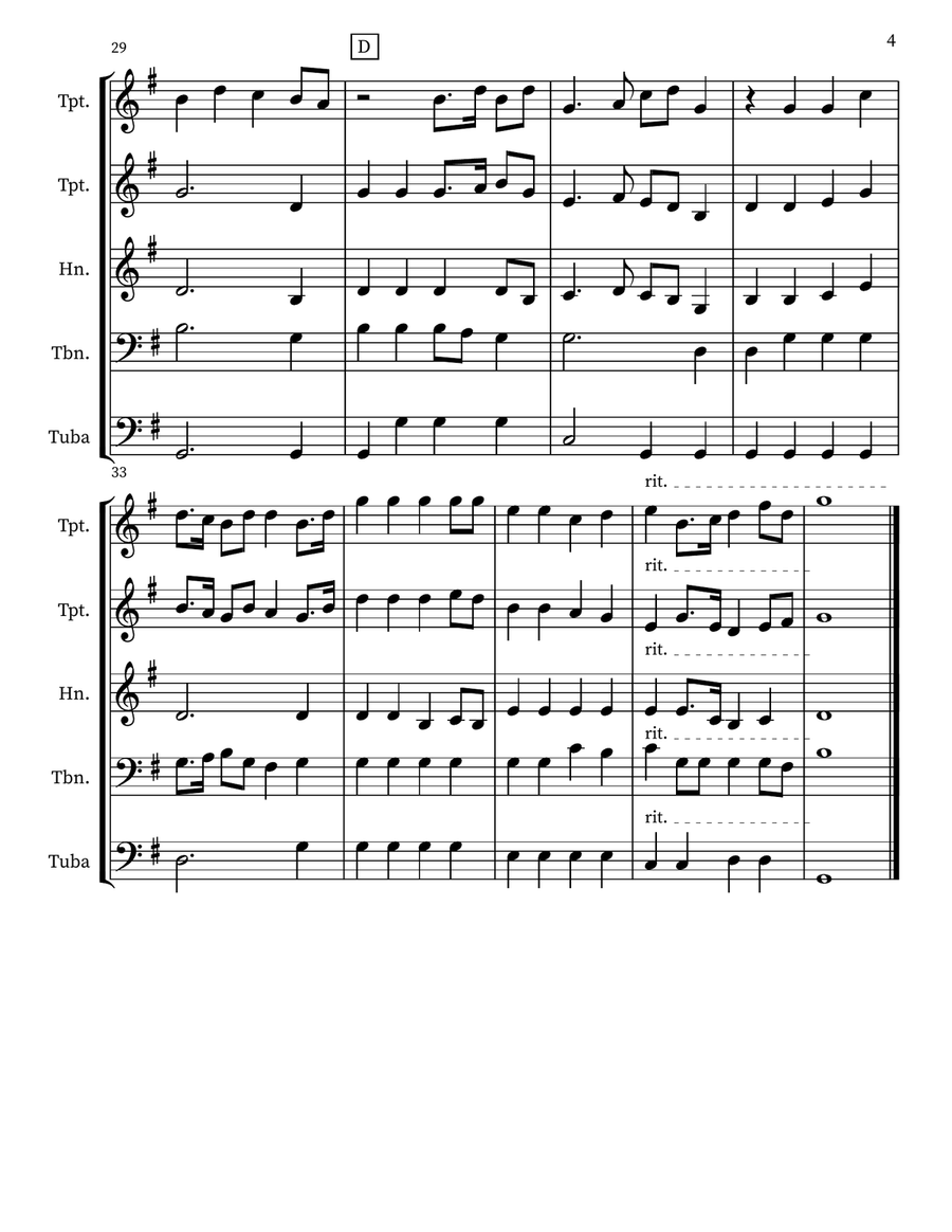When I can Read My Title Clear Small Ensemble scores gallery preview page 4