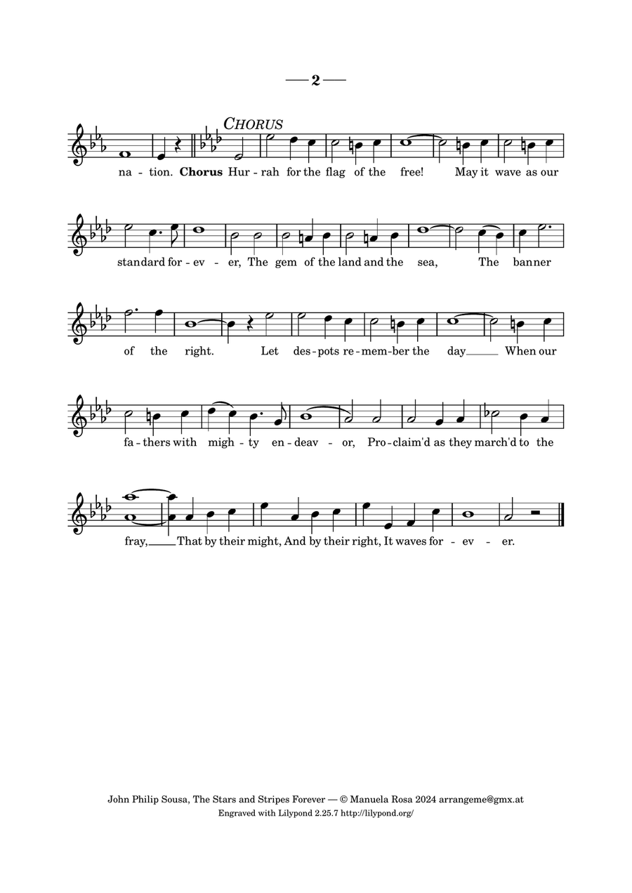 The Stars and Stripes Forever (multiple key signatures) Piano Method scores gallery preview page 2