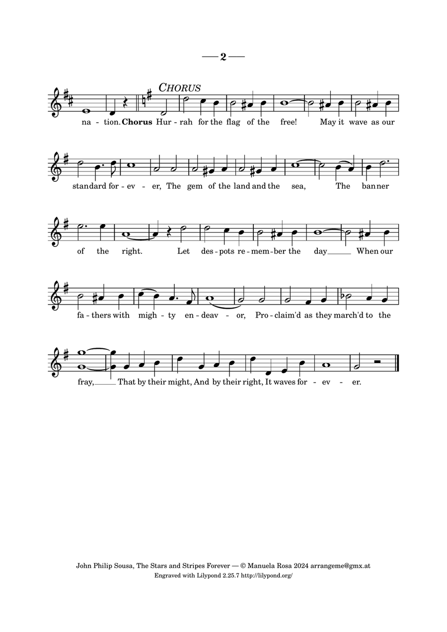 The Stars and Stripes Forever (multiple key signatures) Piano Method scores gallery preview page 4