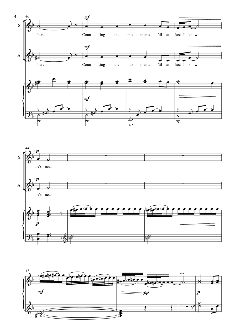 Rusalka's Song to the Moon (English) SA scores gallery preview page 4