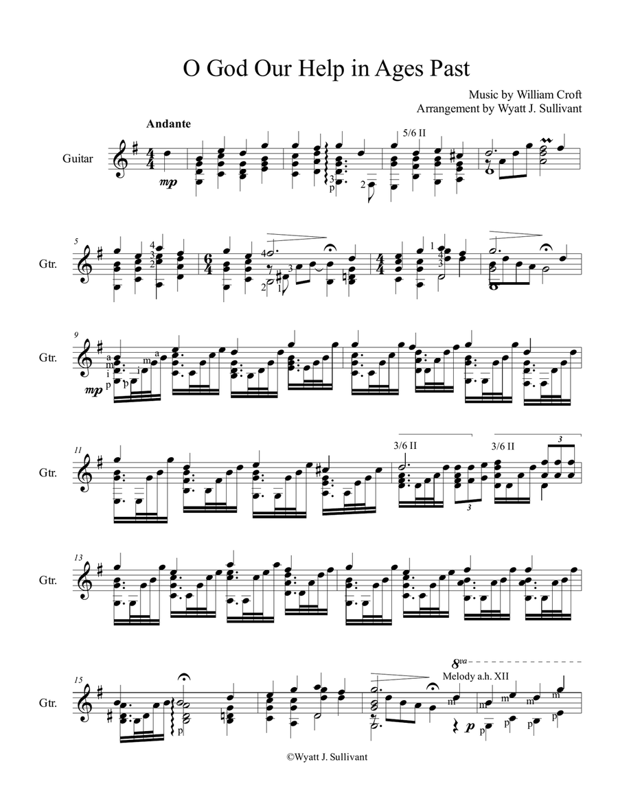 O God, Our Help O God, Our Help Acoustic Guitar scores gallery preview page 2