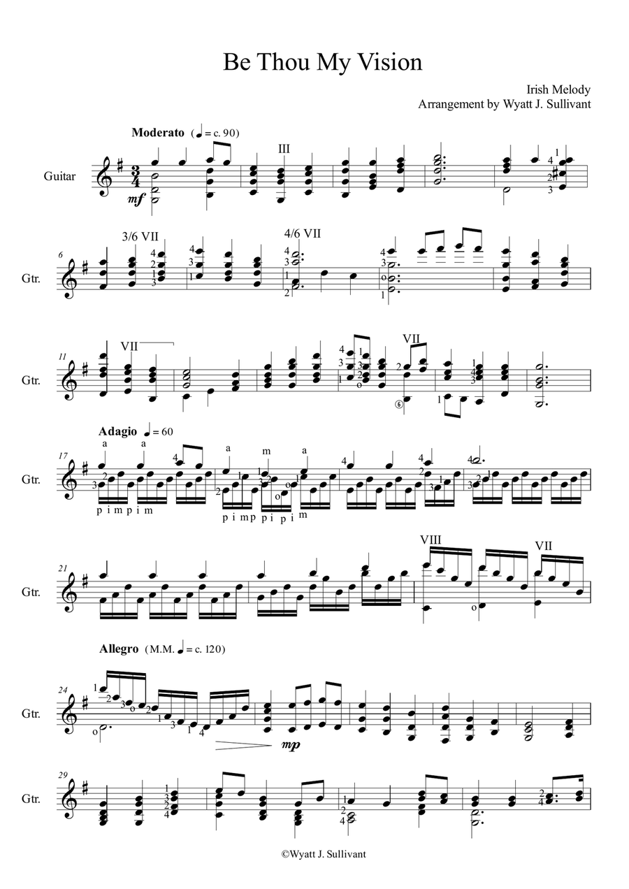 Be Thou My Vision Be Thou My Vision Acoustic Guitar scores gallery preview page 2