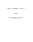 On the Night Before Christmas (Full orchestra version)