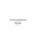 Grieg - In the Hall of the Mountain King for double bass ensemble
