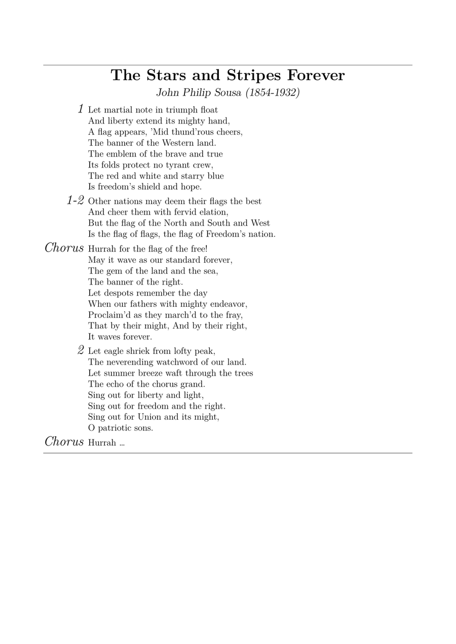 The Stars and Stripes Forever (arranged for accordion; C major) Piano Solo scores gallery preview page 2